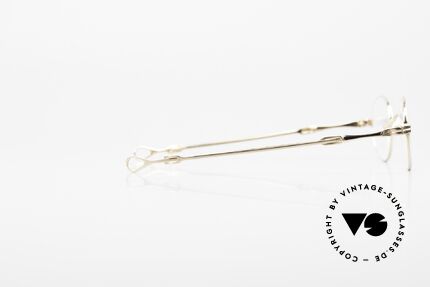 Lunor I 03 Telescopic Bicolor Schiebebügel Brille, die kleine Fassung ist für große Sehstärken gemacht, Passend für Herren und Damen