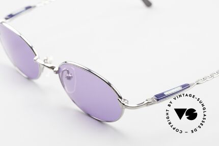Jean Paul Gaultier 56-0022 Ovale 90er Titan Sonnenbrille, ungetragenes Unikat (wie all unsere vintage Gaultiers), Passend für Herren und Damen