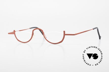 Theo Belgium Go Titanium Lesebrille Damen 90s, verrückte 90er Jahre Lese-Brille von THEO Belgium, Passend für Damen