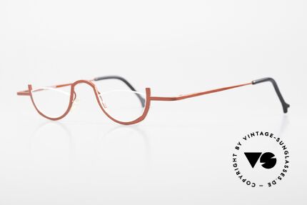 Theo Belgium Go Titanium Lesebrille Damen 90s, leicht & sehr komfortabel; PURE TITANIUM Fassung, Passend für Damen