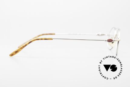 Bugatti 10859 90er Luxus Herrenbrille Oval, Rahmen kann beliebig verglast werden (Sonne/optisch), Passend für Herren