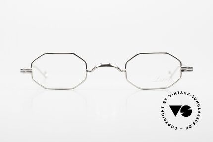 Lunor II 01 Achteckige Brille Platin PP, das meistgesuchte Lunor Modell der 1. Kollektion!, Passend für Herren und Damen