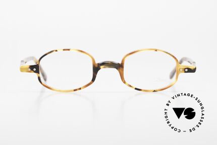 Lunor Mod 40 90er Brille Damen & Herren, kleine Brille aus der damaligen Azetat-Kollektion, Passend für Herren und Damen