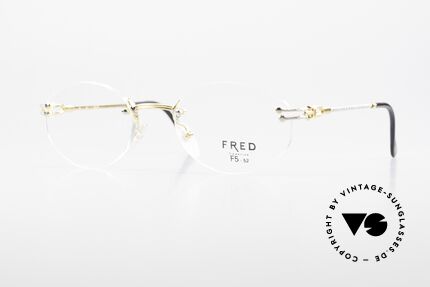 Fred Orcade F5 Ovale Randlos Brille Segler Details