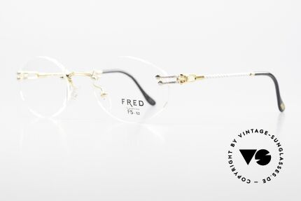 Fred Orcade F5 Ovale Randlos Brille Segler, benannt nach dem zu Schottland gehörenden Archipel, Passend für Herren und Damen