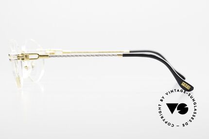 Fred Orcade F5 Ovale Randlos Brille Segler, ungetragenes Original mit Box von Fred & Etui von JPG, Passend für Herren und Damen