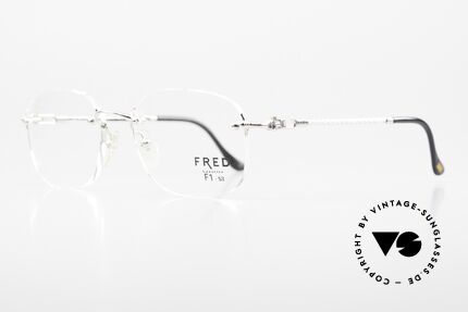 Fred Fidji F1 Luxus Brille Randlos Platin, Modell benannt nach den Fidschi Inseln im Südpazifik, Passend für Herren und Damen