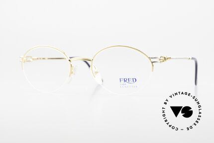 Fred Feroe - M Ovale Luxus Brille 90er Nylor Details