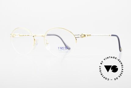 Fred Feroe - M Ovale Luxus Brille 90er Nylor, der Modell-Name FEROE = franz. für die Färöer Inseln, Passend für Herren und Damen