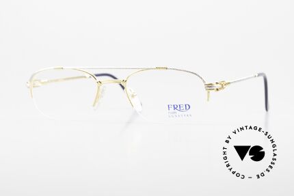 Fred Caravelle Luxus 80er Herrenbrille Segler Details