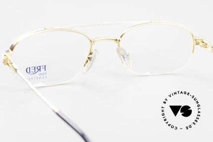Fred Caravelle Luxus 80er Herrenbrille Segler, Größe: medium, Passend für Herren