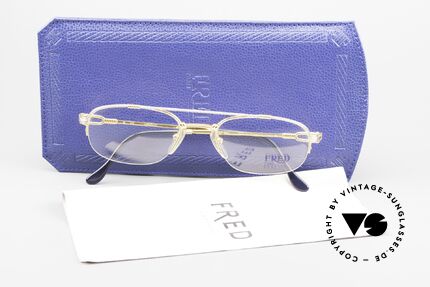Fred Caravelle Luxus 80er Herrenbrille Segler, Größe: medium, Passend für Herren