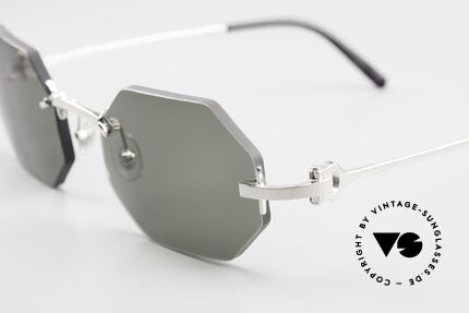 Cartier C-Decor Octag Achteckige Luxus Sonnenbrille, ungetragenes Exemplar mit orig. Cartier Verpackung, Passend für Herren und Damen