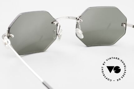 Cartier C-Decor Octag Achteckige Luxus Sonnenbrille, Größe: medium, Passend für Herren und Damen