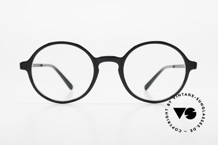 Mykita Tomkin Runde Brille Mit Sonnenclip, Größe: medium, Passend für Herren und Damen