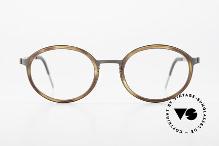 Lindberg 9740 Strip Titanium Ovale Brille Damen & Herren, Modell 9740, T407, Größe 48/20, Bügel 135, Color 10, Passend für Herren und Damen