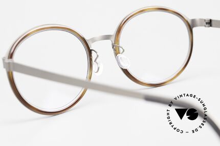 Lindberg 9740 Strip Titanium Ovale Brille Damen & Herren, die orig. DEMOgläser können beliebig getauscht werden, Passend für Herren und Damen