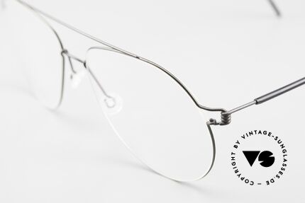 Lindberg Raymond Air Titan Rim Herrenbrille Aviator Style, vielfach ausgezeichnet in Sachen Qualität & Lifestyle, Passend für Herren
