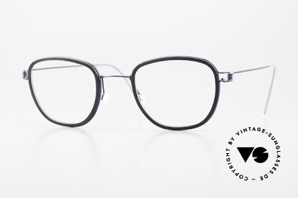 Lindberg Niels Air Titan Rim Unisexbrille mit Azetat Inlay Details