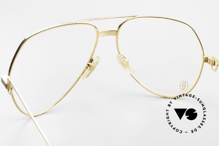 Cartier Vendome Laque - L Luxus Aviator Brille Herren, Größe: large, Passend für Herren