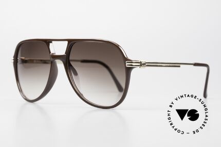 Christian Dior 2301 80er Optyl Brille Monsieur, dunkelbraune Front aus leichtem Optyl-Material, Passend für Herren