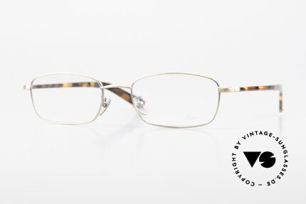 Lunor Club IV 524 AG Brille Eckig In Antik Gold Details