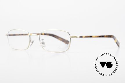Lunor Club IV 524 AG Brille Eckig In Antik Gold, Nasenpads aus reinem Titan (idealer Tragekomfort), Passend für Herren