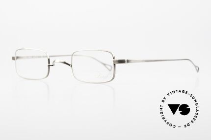 Lunor T3-E-MT AS Titan Fassung Antik Silver, AS = ANTIK SILBER mit W-Steg; made in Japan, Passend für Herren