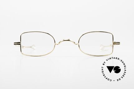Lunor I 09 Telescopic Teleskopbrille Vergoldet GP, zeitloser Klassiker aus Deutschland, GP: gold-plated, Passend für Herren und Damen