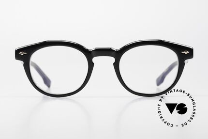 Jacques Marie Mage Noland Black Pantobrille Midnight, eine Hommage an den US Künstler Kenneth Noland, Passend für Herren und Damen