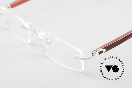 Cartier C-Decor Randlos Metal & Composite Brille, ungetragenes Original mit Cartier Etui und Box, Passend für Herren und Damen