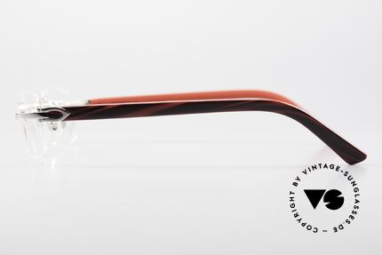 Cartier C-Decor Randlos Metal & Composite Brille, die Demogläser können beliebig ersetzt werden, Passend für Herren und Damen