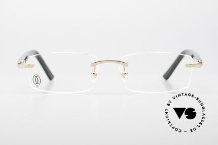 Cartier Canazei Ranlose Luxus Brille Eckig, randlose Brille der 'DÉCOR C COMBINED' Collection, Passend für Herren und Damen