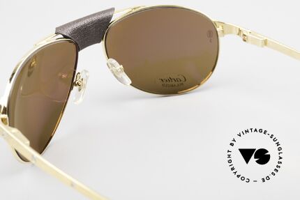 Cartier Santos Dumont Piloten Sonnenbrille Leder, ungetragenes Original + Cartier Etui & Verpackung, Passend für Herren Cartier Santos Dumont Piloten Sonnenbrille Leder, ungetragenes Original + Cartier Etui & Verpackung, Passend für Herren