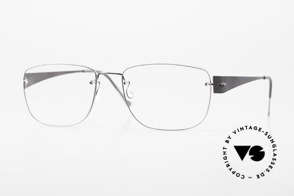 Lindberg 2350 Spirit Titan Randlose Herrenbrille Titan Details