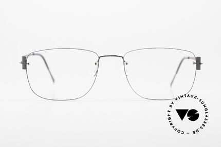 Lindberg 2350 Spirit Titan Randlose Herrenbrille Titan, Modell 2350, Größe 54, GR94, Color U9 (grau/anthrazit), Passend für Herren