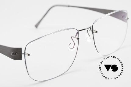 Lindberg 2350 Spirit Titan Randlose Herrenbrille Titan, sehr flexibel & elastisch (Glasform ist ggf. veränderbar), Passend für Herren