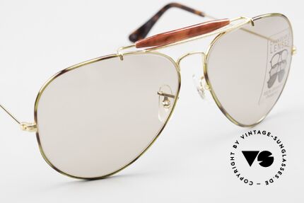 Ray Ban Outdoorsman II Tortuga Changeable Brown USA, TOP-Verarbeitung mit der bekannten B&L Gravur, Passend für Herren