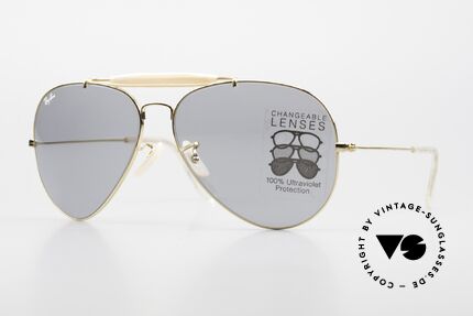 Ray Ban Outdoorsman II USA B&L Changeable Grau Details