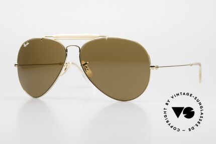 Ray Ban Outdoorsman II B&L USA 80er Aviator B15 Details