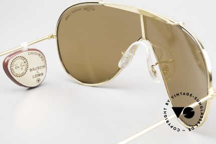 Bausch & Lomb Wings Amber Rose Sonnenbrille, ein absolutes Sammlerstück für vollständiger OVP, Passend für Herren und Damen