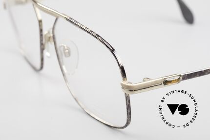 Cazal 716 Old School Brille Frühe 80er, außergewöhnliche Lackierung: petrol/grau marmor, Passend für Herren