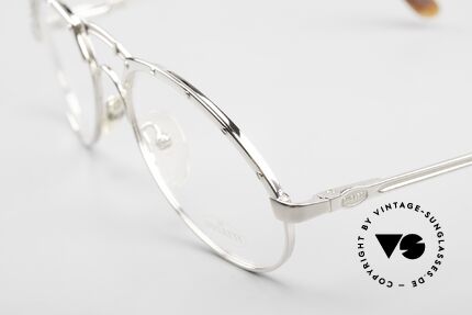 Bugatti 12004 Herrenbrille 80er Platinum, Federgelenke und herausragende TOP-Qualität, Passend für Herren