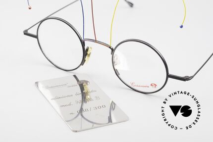 Casanova Arché 3 Limited Kunstbrille 80er, ungetragene 80er Jahre Rarität für alle Kunst-Liebhaber, Passend für Herren und Damen