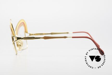 Casanova Arché 7 Limitierte Kunstbrille 24kt, limitiertes Sammlerstück; Nr. 041/300, 24kt vergoldet, Passend für Damen
