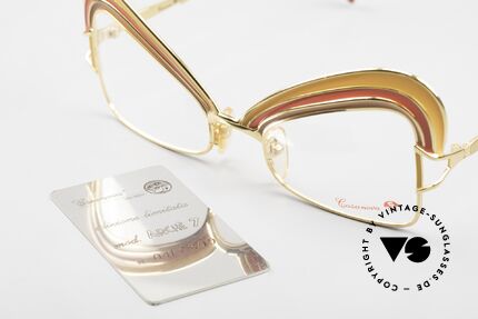 Casanova Arché 7 Limitierte Kunstbrille 24kt, Größe: large, Passend für Damen