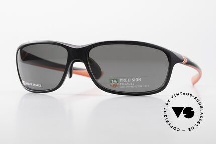 Tag Heuer 6021 Precision Sportsonnenbrille Polarized, Tag Heuer Sonnenbrille 6021, col. 902, Gr. 62-14, Passend für Herren