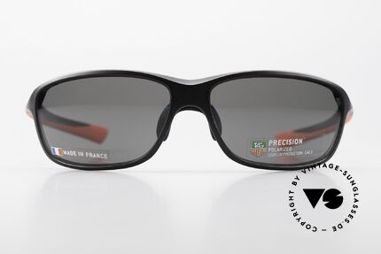 Tag Heuer 6021 Precision Sportsonnenbrille Polarized, sehr sportliche Herrenbrille der "27° Bügel" Serie, Passend für Herren
