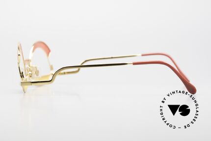 Casanova Arché 5 Crazy Brille Kunstsammler, limitiertes Sammlerstück; Nr. 092/300, 24kt vergoldet, Passend für Damen