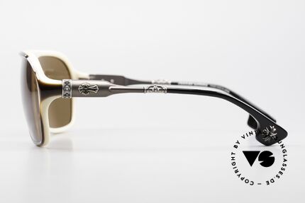 Chrome Hearts Box Lunch Rockstar Sonnenbrille 2009, mit dem charakteristischen Chrome Hearts Kreuz, Passend für Herren und Damen